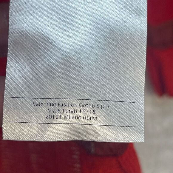 Missoni Orange Striped Knit Open Front Long Sleeve Cardigan Sweater Size 42 - Picture 5 of 8